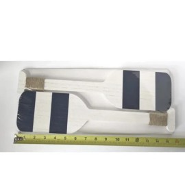 Target Bullseye Playground Summer Beach Lake House Blue White Boat Oars Paddle