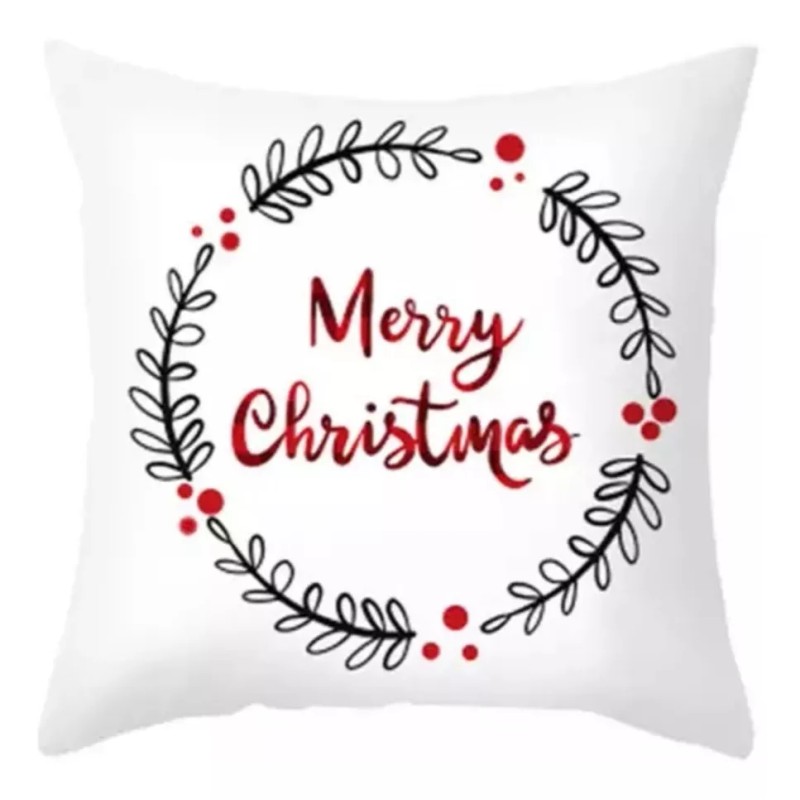 Tuybb Juego 6 Fundas Cojín Cojines Navideños Adorno Navidad Regalo