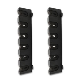 Supezturdi Wall Mount Fishing Rod Holders for Garage Organization, Horizontal Fishing Pole Holder Holds 6 Rods or Combos