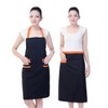 Switchon one Waterproof Bib Apron Plus one Waist Apron Black