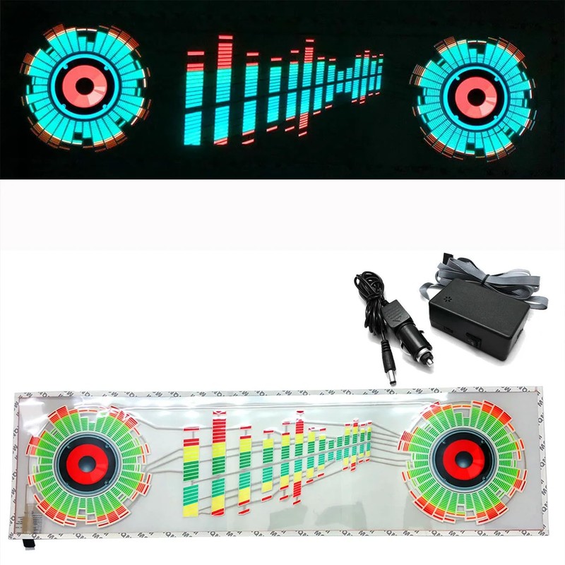 keeda Sound Music Activate Sensor Car Auto Sticker LED Light