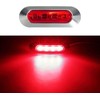 AOXLFU 20PCS Red 12-24V LED Trailer Lights Side Marker Lights