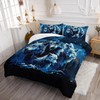AILONEN Wolf Print Bedding Set Queen Comforter Set, Cartoon Animals