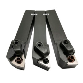 Juego de 3 brocas de metal de 5/8 pulgadas MTJNR1616H16 + MWLNR1616H08 + MCLNR1616H12 con 3 piezas de carburo indexable wnmg432, cnmg432, tnmg332 Insertos