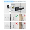 Fingerprint Smart Door Lock for Bedroom, Support Password IC Card