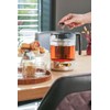GEFU Teekanne T-PREP 1.500 ml mit Stövchen | Borosilikatglas &