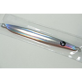 EzoHachi NaMaRaJig150#15 Red Gold Blue Gray Dot / All Silver Metal Jig Lure