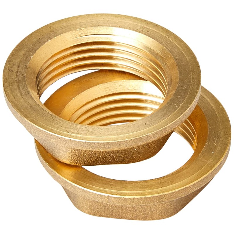 Brass Replacement 3/4" BSP Flanged Metal Bath Tap Backnut -