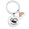 Happy Friendship Key Ring Gifts for Women Girls Christmas Birthday