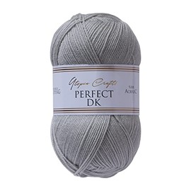 Utopia Crafts DK Double Knitting Yarn, 100g (Grey)