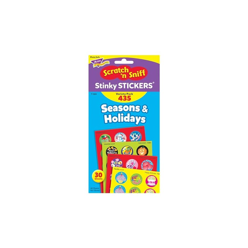 Trend Enterprises: Seasons & Holidays, Scented Scratch 'N Sniff Stinky