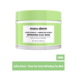 Refreshing Clay Mask - Coffee and Green Tea Extracts - 100ml