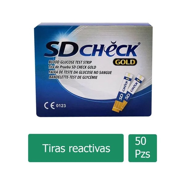 Tiras Reactivas Sd Check C/50 Pzas