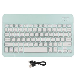 Wireless Keyboard Lock Screen Function Small Portable Stable Connection Long Battery Life Mini Wireless Keyboard for PCGreen