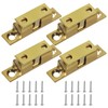 AKVIBG 4 Pack Ball Tension Roller Catch Latch, Brass Solid