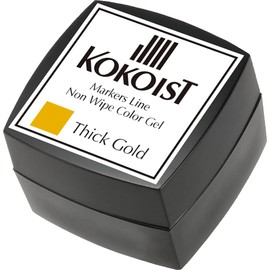 KOKOIST Markers Line ML-03 Non-Wipe Color, 0.1 oz (2.5 g), Chic Gold, UV/LED Compatible