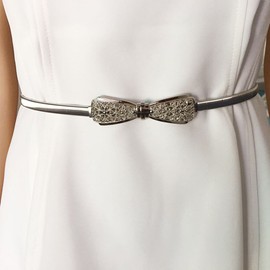 NUREINSS Women's Decorative Stretch Belt Waist Belt Elastic Belt for Clothes 70-100 cm -