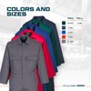 Portwest Polyester Cotton Euro Work Overall, Size: S. Colour: Red,