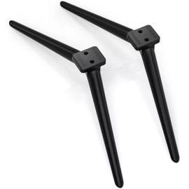 Dinghosen Metal Base TV Legs for TCL Stand 70" 75" 70S446 75S451 75", Black