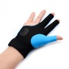 Black Scorpion CUESOUL Right Hand Billiard Gloves 3 Finger Cutting