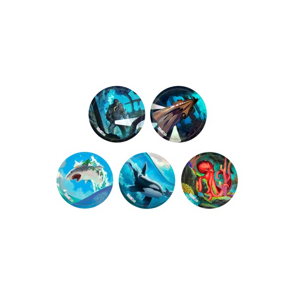 ergobag Klettie Set Motif World Theme World Velcro Surfaces Collecting