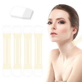 Invisible Face Neck Lift Tape, Double Chin & Saggy Skin Tightening Strap for Special Events, Behind Ear and Neck Support (1set 20pcs)