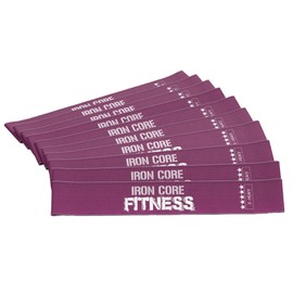 Fabric Exercise Resistance Bands, Work Out Bands, Bulk Fitness Bands for Women, Yoga Resistance Bands– Iron Core Fitness, X Large Pink