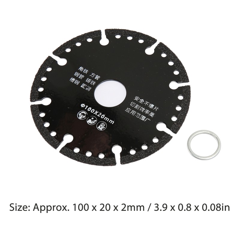 10pcs Angle Grinder Saw Blade Flat Emery Multifunctional Cutting Saw