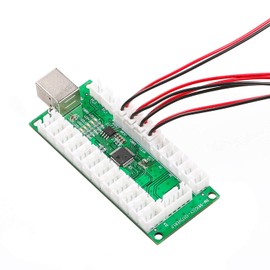 20 Pcs/Lot 2 Pin Arcade Button Cables Terminals Size 0.110'' (2.8mm) Compatible with Zero Delay Arcade USB Encoder/SANWA Arcade Buttons/BL-30 Buttons, JST XH2.54 Plugs
