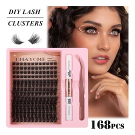 Kit De Pestañas Cmayome 18mm Rizadas Y Voluminosas