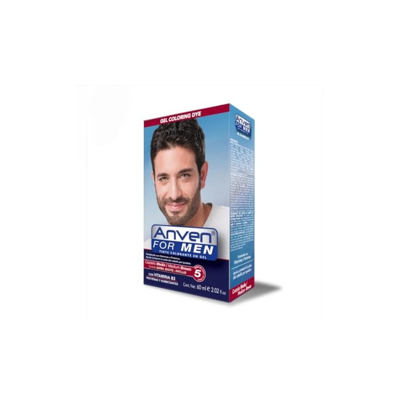 Tinte Para Hombre Cabello Barba Y Bigote Anven For Me