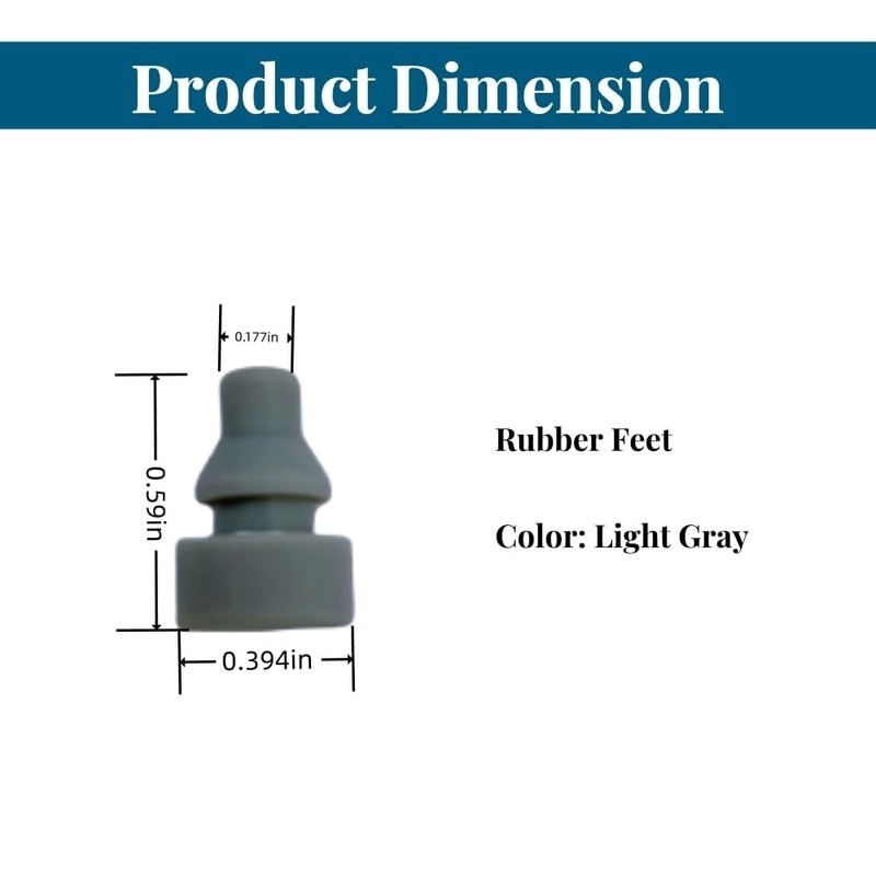 Replaceable Rubber Feet for Slow Cooker, Prevent Marks, Scratches and