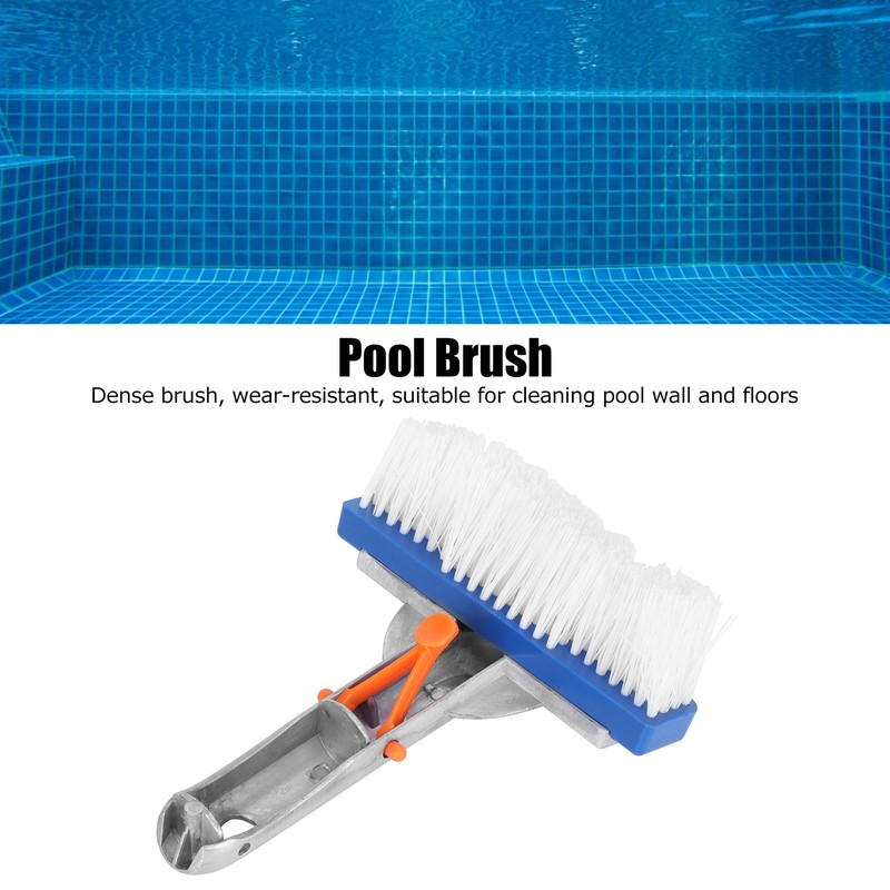 5.5in Pool Brush Portable Nylon Swimming Pool Wall Floor Cleaning