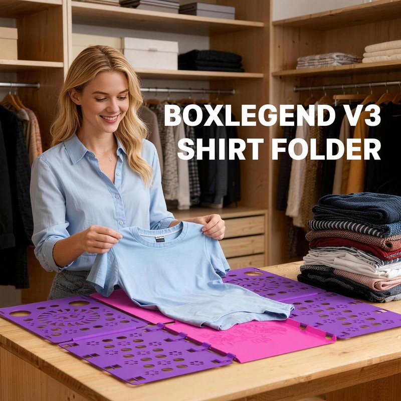 BoxLegend Version 3 Shirt Folding Board t Shirts Clothes Folder