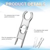WKRTDY MC4 Connector Tool Set - 2-Piece Plug-In Aluminium Installation