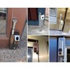MY MIRONEY Black Sliding Door Lock for Window Glass Patio