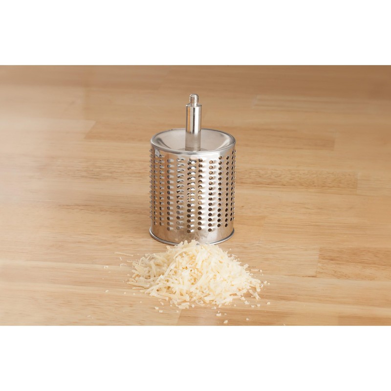Fantes Cheese Grater with Suction-Base and 2 Drums, The Italian
