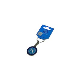 SSC NAPOLI, Portachiavi Logo Unisex Adulto, Azzurro
