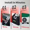 Rogvoc Heavy-Duty Rubber Floor Mount Base Pad Kit for 7000-18000