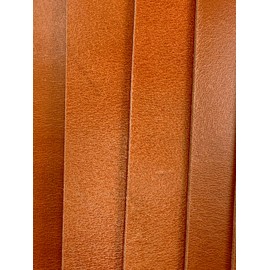 Tan Full Grain Buffalo Leather Strips 8/9 Ounce (3/8" to 4") (1.5")