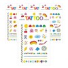 Real Vivid Rainbow Temporary Tattoo 5-Piece Kids Decoration Set Temporary Tattoo