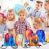 15 PCS Tie Dye Drawstring Party Favor Bags,Small Drawstring Backpack,Camouflage