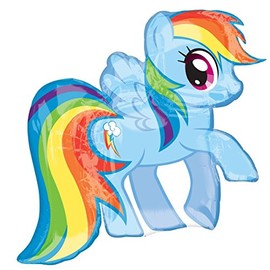 My Little Pony-Geburtstagsfeier-Dash Supershape Folienballon [Spielzeug]