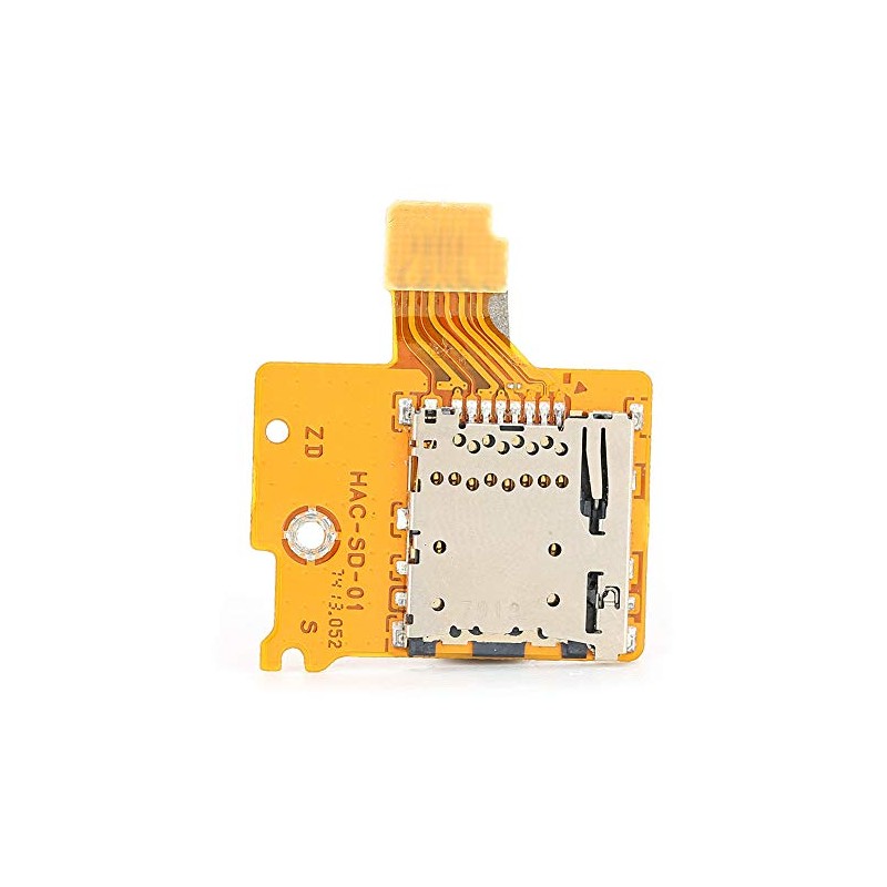 Qiilu Lector de Tarjetas Micro SD Interruptor de Repuesto Lector