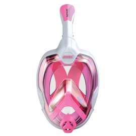 Seac Magica Full Face Snorkel Mask - White/Pink, Small/Medium
