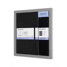 Moleskine 13 x 21 cm Large Art Collection Sketching Kit Notebook Sketching Album with Hard Cover and Elastic Closure, Paper Suitable for Pencils and Crayons, Black, 104 Pages