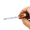 6 Pieces 1m/3ft Mini Keychain Portable Retractable Steel Tape Metric/Inch