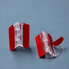 GSHLLO 12 Pcs Small Acrylic Hinge Self Adhesive Plastic Hinge