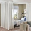 DEROFIT Room Divider Curtain Rods No Drilling–120"H x 114"W Floor
