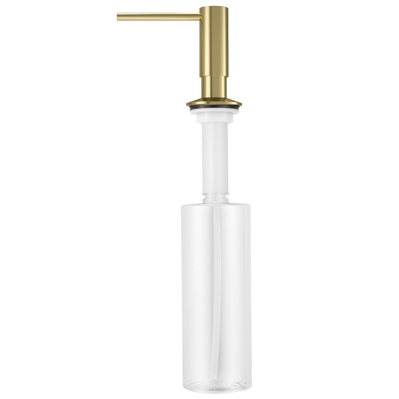 Samodra Sink Soap Dispenser, Metal Pump Head Liquid Lotion Countertop